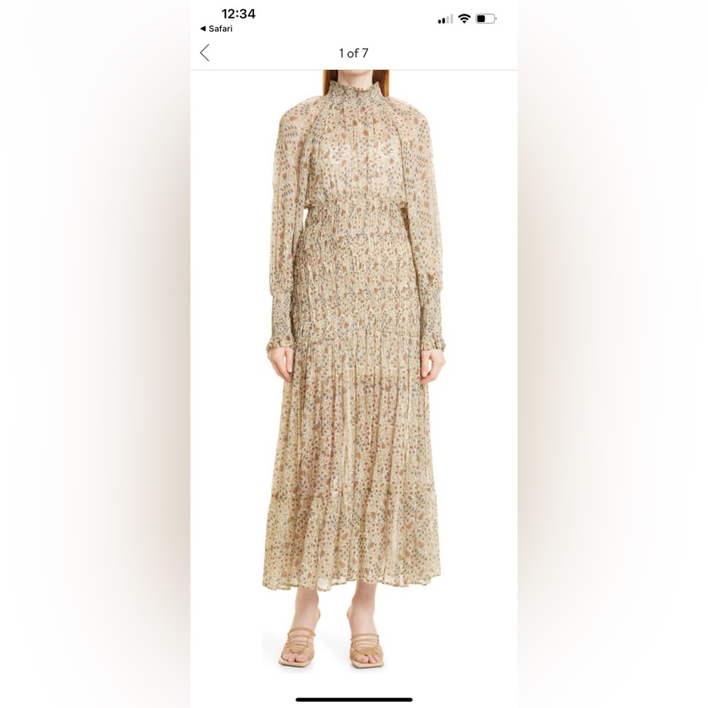ByTimo Georgette Maxi dress in paisley